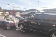 Dua mobil terlibat kecelakaan di jalur Puncak Bogor